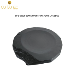 CUI SP-S-00129BLACK ROOT STONE PLATE LIVE EDGE STB