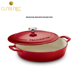 CUI 98052028 BRAISER ROUND RED TRM