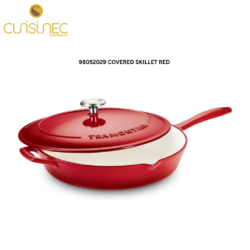 CUI 98052029 COVERED SKILLET RED TRM