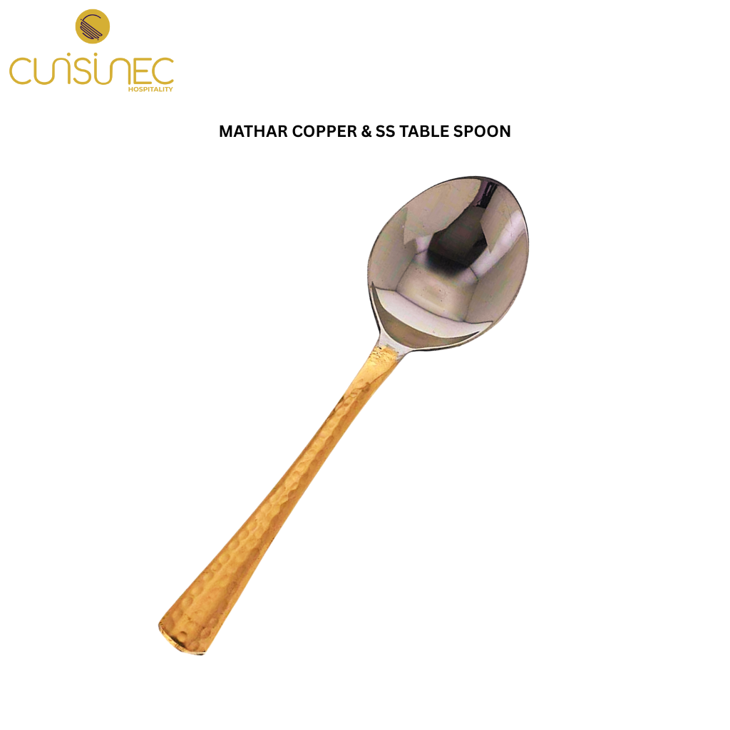 CUI MATHAR COPPER & SS TABLE SPOON UTD