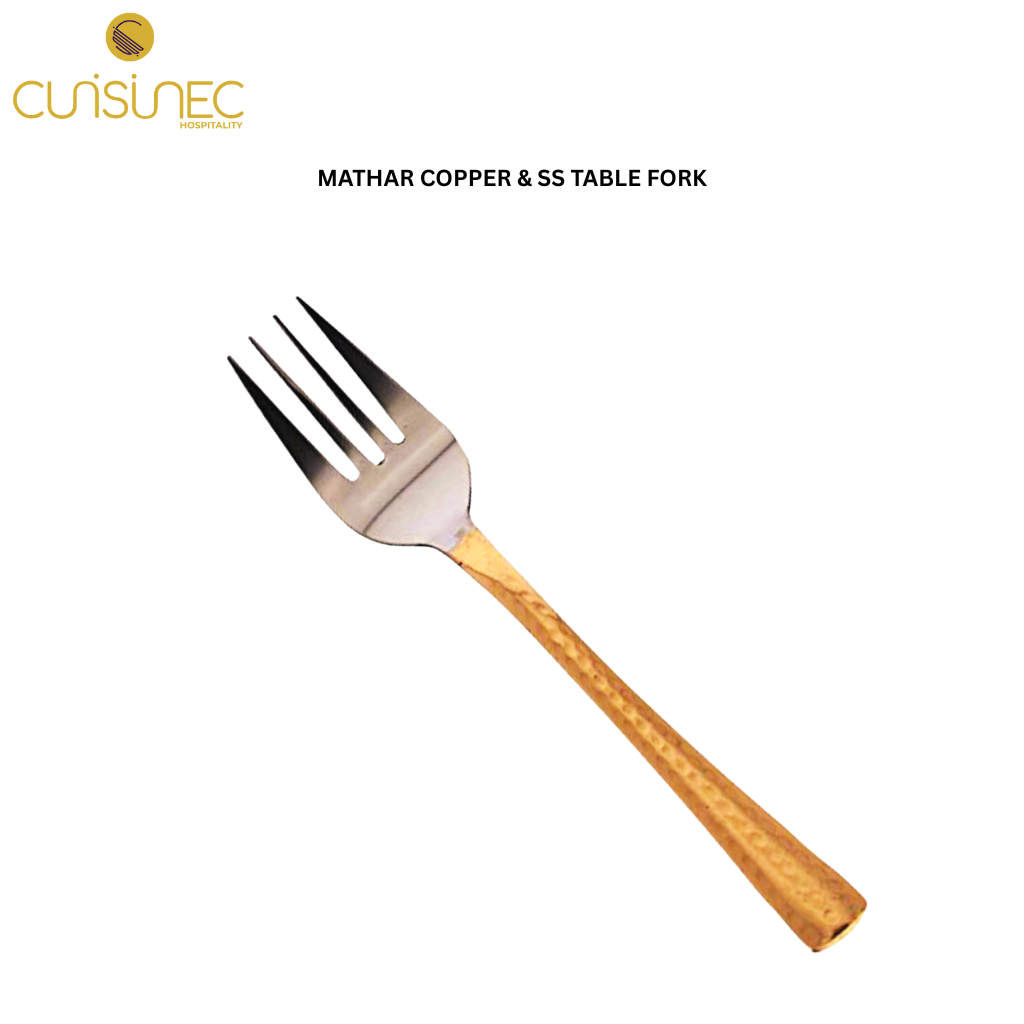 CUI MATHAR COPPER & SS TABLE FORK UTD