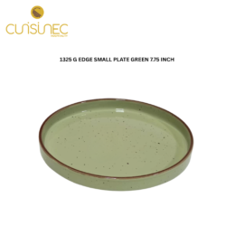 CUI 1325 G EDGE SMALL PLATE GREEN 7.75 INCH DNW
