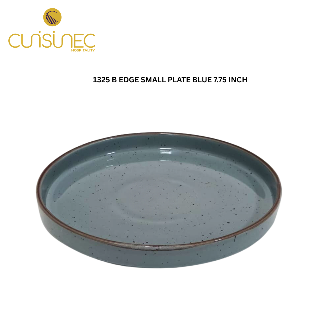 CUI 1325 B EDGE SMALL PLATE BLUE 7.75 INCH DNW