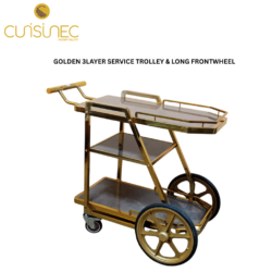 CUI GOLDEN 3LAYER SERVICE TROLLEY & LONG FRONTWHEEL HSE