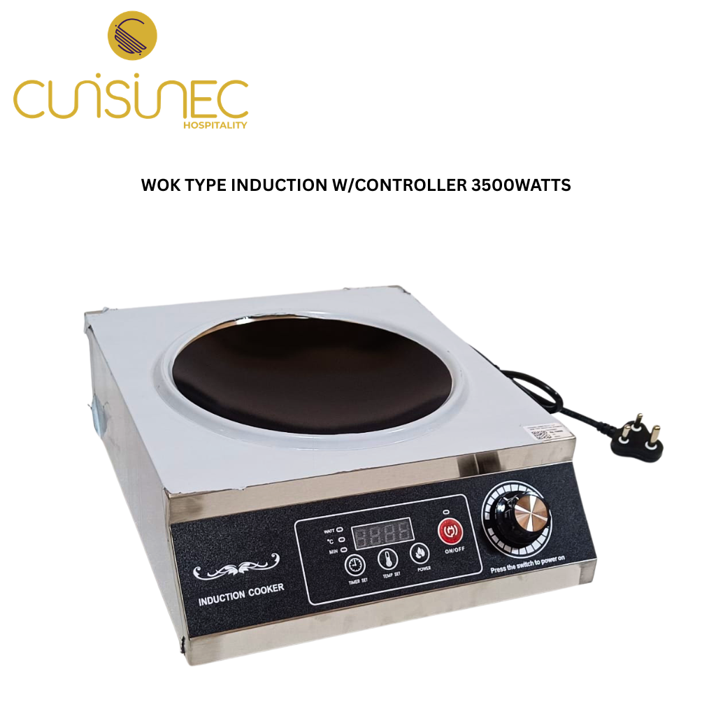 CUI WOK TYPE INDUCTION W/CONTROLLER 3500 WATTS CHL