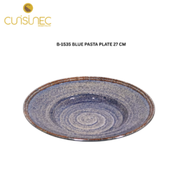 CUI B-1535 BLUE PASTA PLATE 27 CM FRI