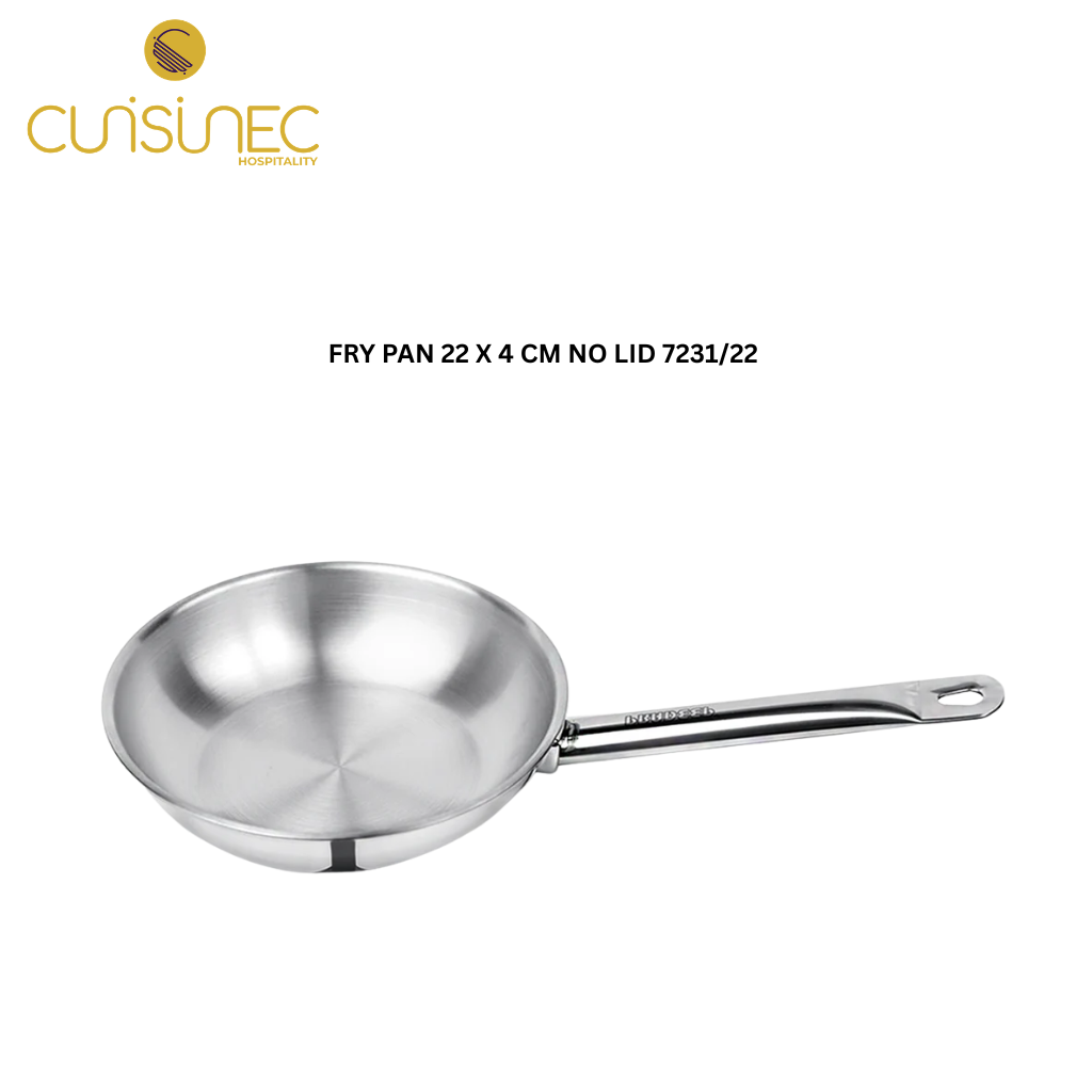 CUI FRY PAN 22 X 4 CM NO LID 7231/22 SSP