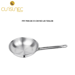 CUI FRY PAN 28 X 5 CM NO LID 7231/28 SSP