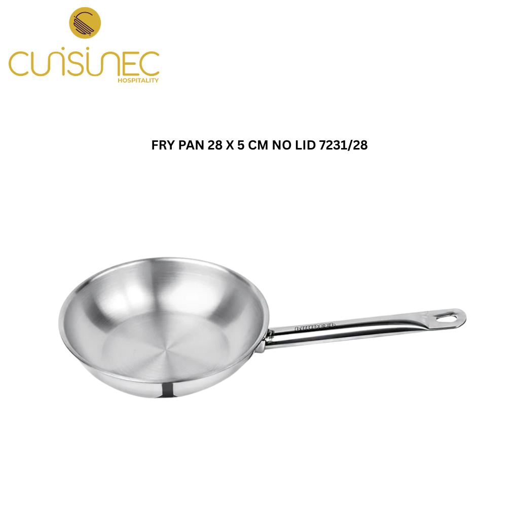 CUI FRY PAN 28 X 5 CM NO LID 7231/28 SSP