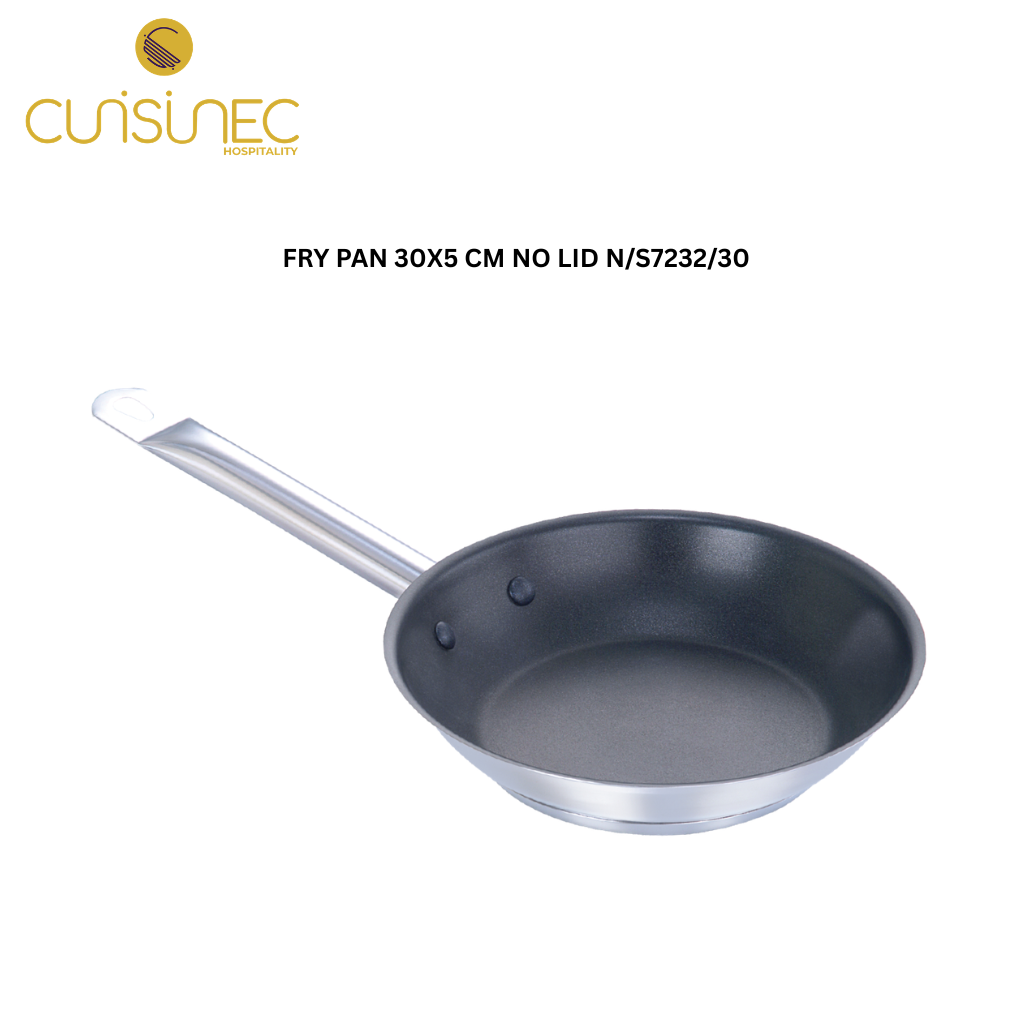 CUI FRY PAN 30X5CM NO LID N/S7232/30 SSP