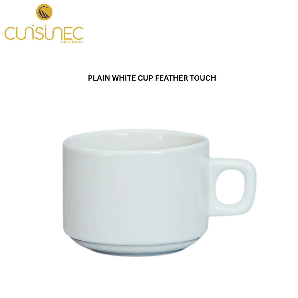 CUI PLAIN WHITE CUP FEATHER TOUCH CHL