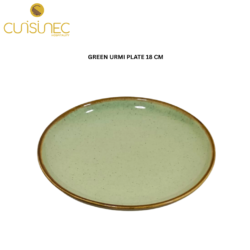 CUI GREEN URMI PLATE 18 CM CHL