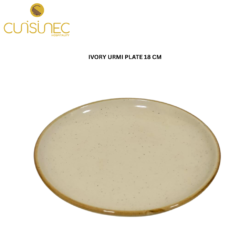 CUI IVORY URMI PLATE 18 CM CHL