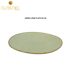 CUI GREEN URMI PLATE 24 CM CHL