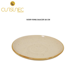 CUI IVORY RING SAUCER 16 CM CHL