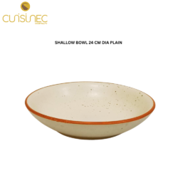 CUI SHALLOW BOWL 24 CM DIA PLAIN GGM