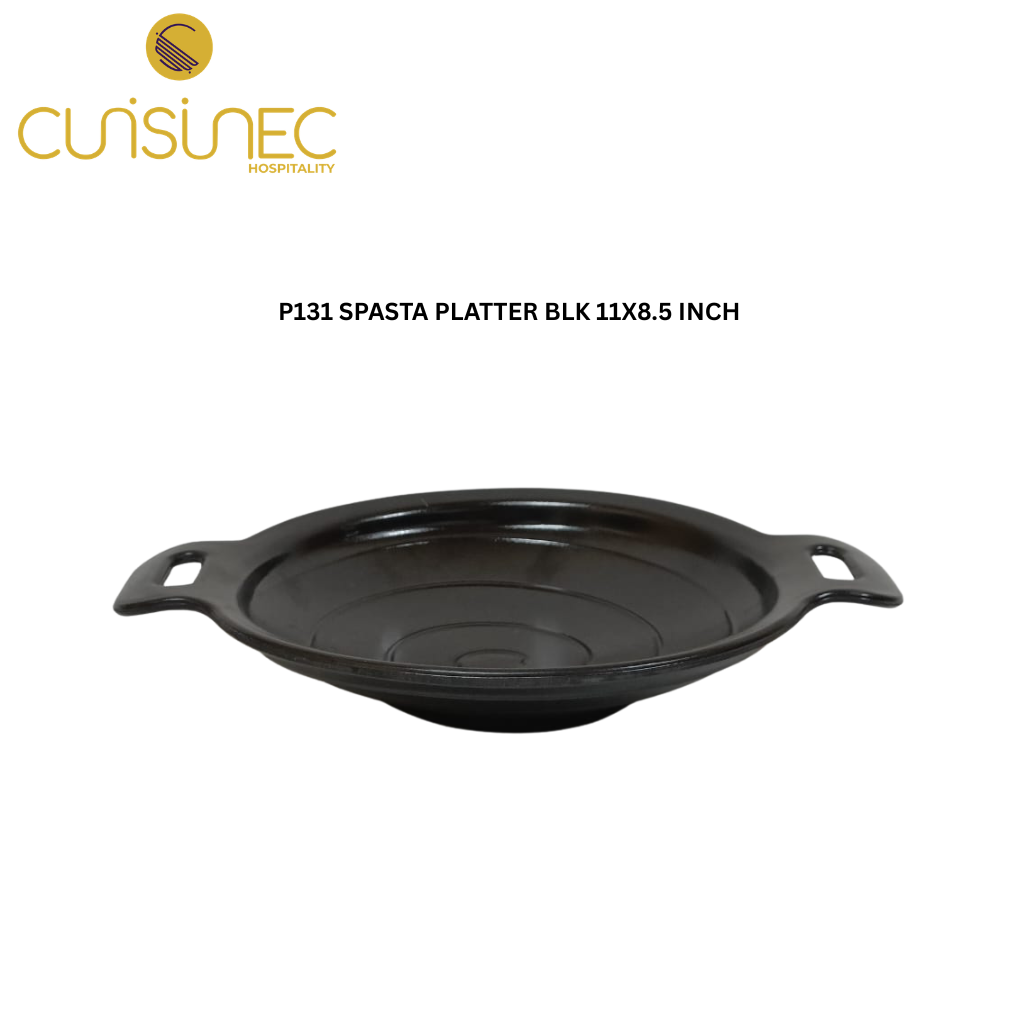CUI P131 SPASTA PLATTER BLK 11X8.5 INCH GRP