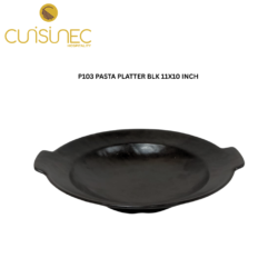 CUI P103 PASTA PLATTER BLK 11X10 INCH GRP