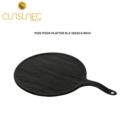 CUI P102 PIZZA PLATTER BLK 15X10.5 INCH GRP