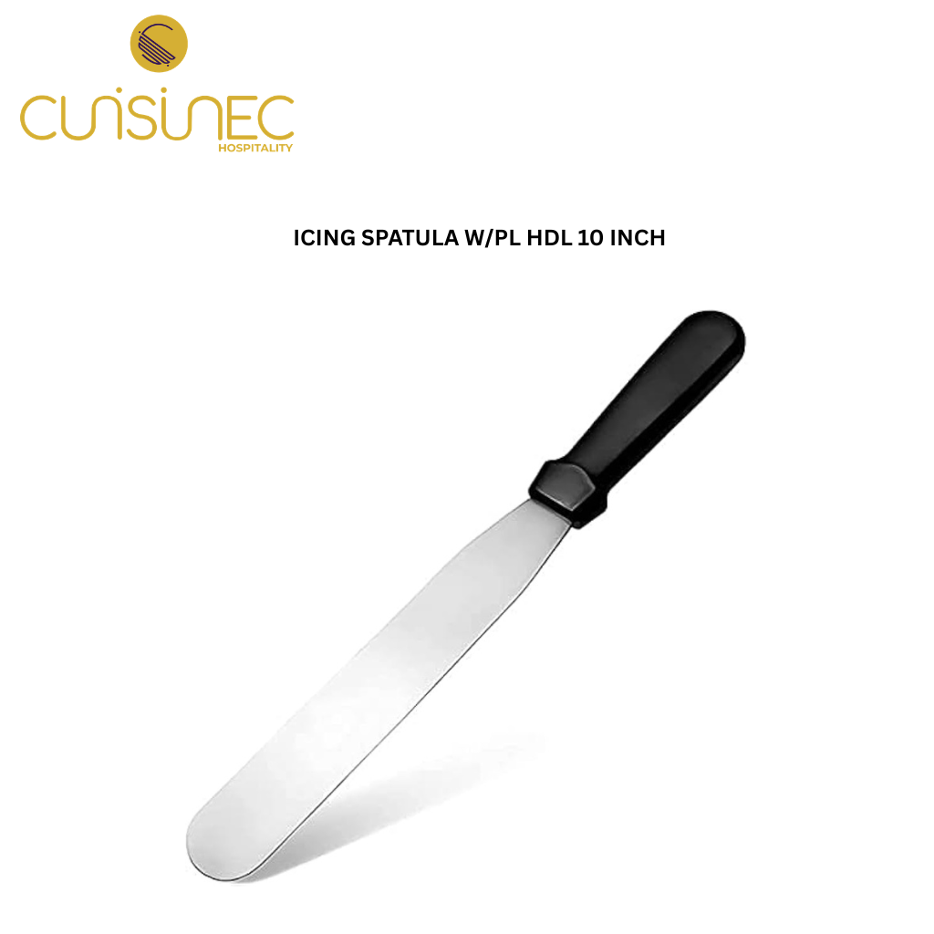 CUI ICING SPATULA W/PL HDL 10 INCH KIN