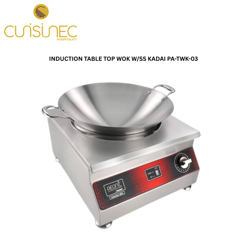 CUI INDUCTION TABLE TOP WOK W/SS KADAI PA-TWK-03 SSP