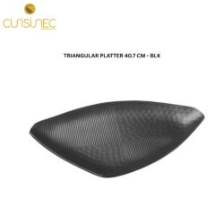 CUI TRIANGULAR PLATTER 40.7 CM - BLK SVL