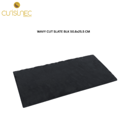 CUI WAVY CUT SLATE BLK 50.8x25.5 CM SVL
