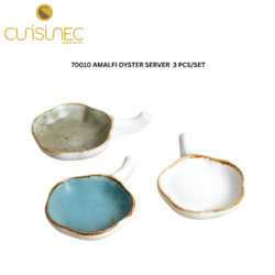 CUI 70010 AMALFI OYSTER SERVER 3PCS/SET RNA