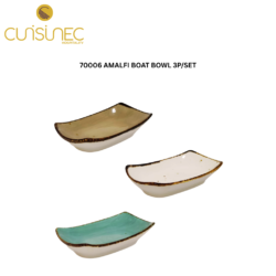 CUI 70006 AMALFI BOAT BOWL 3P/SET RNA