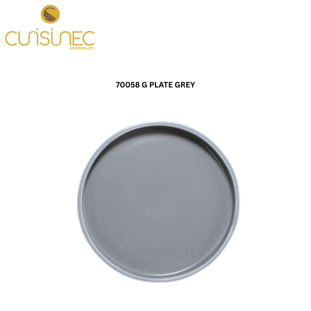 CUI 70058 G PLATE GREY 19CM RNA