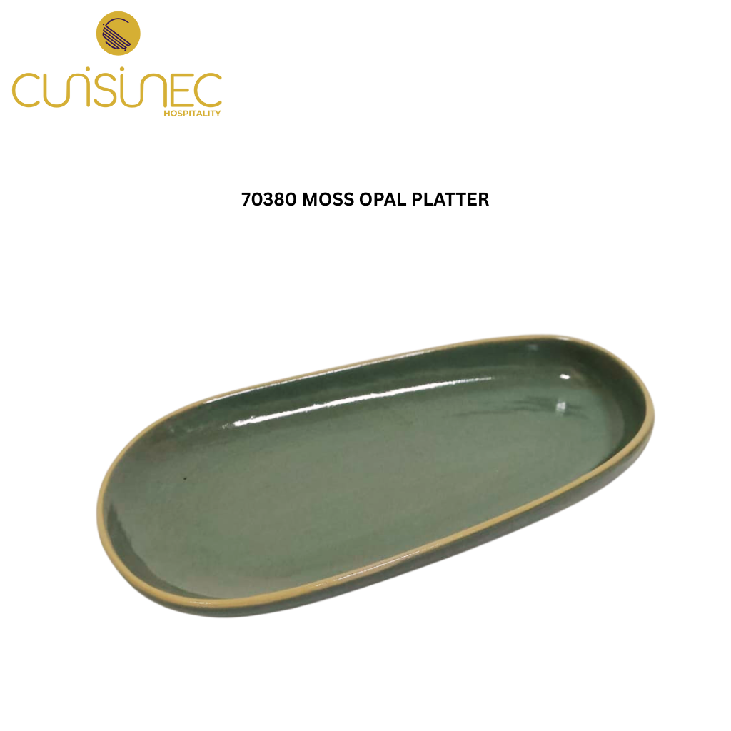 CUI 70380 MOSS OPAL PLATTER RNA