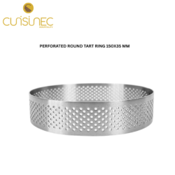 CUI 40137 PERF ROUND TART RING 150X35MM RNA