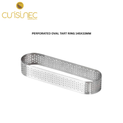 CUI 40079 PERF OVAL TART RING 145X33MM RNA