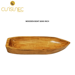 WOODEN BOAT 16X6 INCH