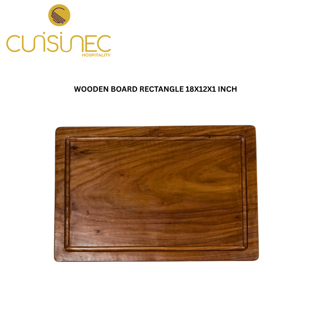 CUI WOODEN BOARD RECT 18X12X1 INCH ASH