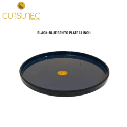 CUI BLACK+BLUE BENTO PLATE 11 INCH DNT
