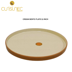 CUI CREAM BENTO PLATE 11 INCH DNT