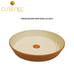 CUI CREAM RND DEEP BOWL 8.5 INCH DNT