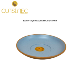 CUI EARTH+AQUA SAUCER PLATE 6 INCH DNT