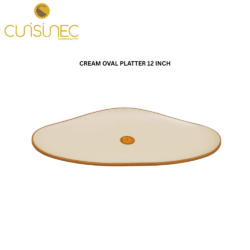 CUI CREAM OVAL PLATTER 12 INCH DNT