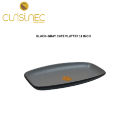 CUI BLACK+GRAY CATE PLATTER 11 INCH DNT
