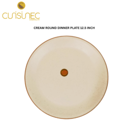 CUI CREAM ROUND DINNER PLATE 12.5 INCH DNT