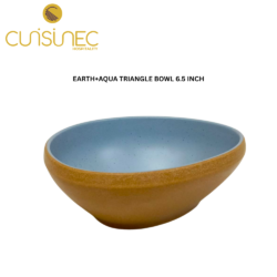 CUI EARTH+AQUA TRIANGLE BOWL 6.5INCH DNT