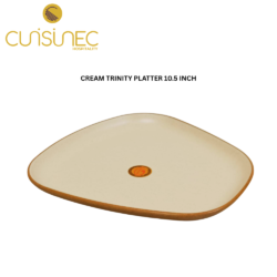 CUI CREAM TRINITY PLATTER 10.5 INCH DNT