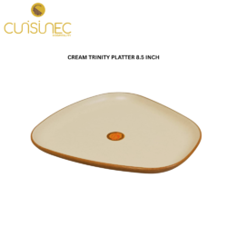 CUI CREAM TRINITY PLATTER 8.5 INCH DNT