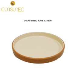 CUI CREAM BENTO PLATE 6.3 INCH DNT