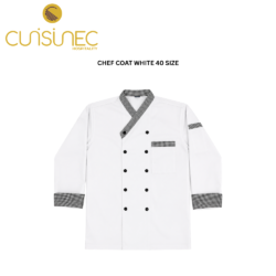 CUI CHEF COAT WHITE 40 SIZE CHL