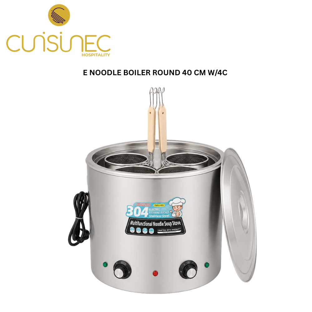 CUI E NOODLE BOILER ROUND 40 CM W/4C HSE