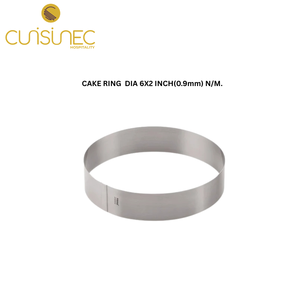 CUI CAKE RING  DIA 6X2 INCH(0.9mm) N/M. KIN