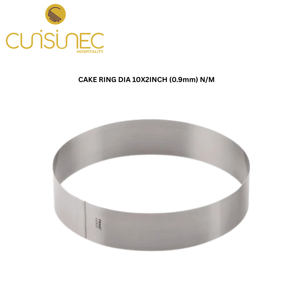 CUI CAKE RING DIA 10X2 INCH (0.9mm) N/M KIN